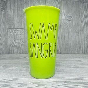 Nwt Rae Dunn by magenta green and black swamp sangria cup tumbler coffee cup